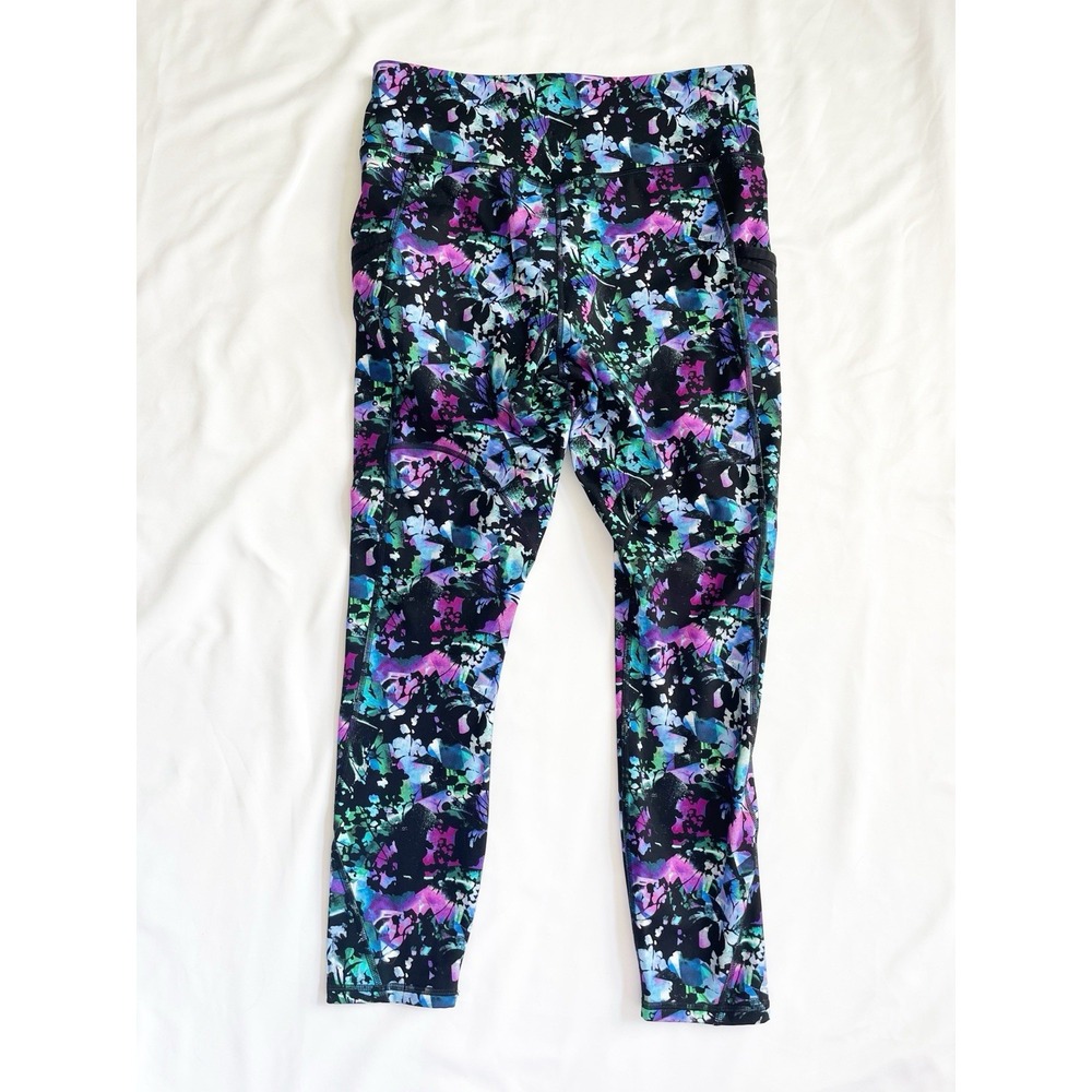 Fabletics Cropped Trinity Motion 365 Leggings Pan… - image 2